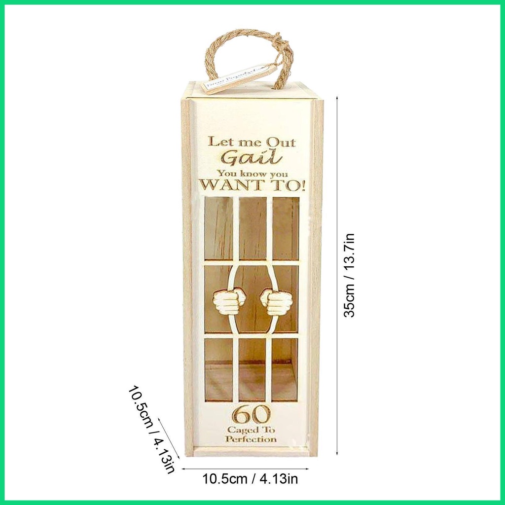 Hộp Quà Tặng Bảo Vệ Chai Nước Uống Có Tay Cầm Họa Tiết Lưới Nhỏ Gọn Thích Hợp Làm Quà Sinh Nhật Jwvn