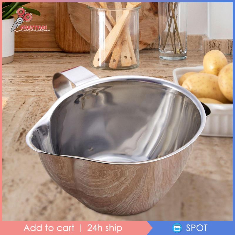 Cốc Lọc Dầu Bằng Thép Không Gỉ Đa Năng Tiện Dụng Cho Nhà Bếp / Nhà Hàng