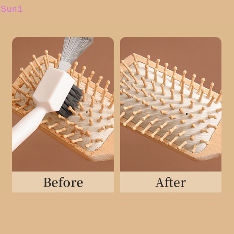 Lược Chải Làm Sạch Tóc 2 Trong 1 Có Túi Khí Tiện Dụng