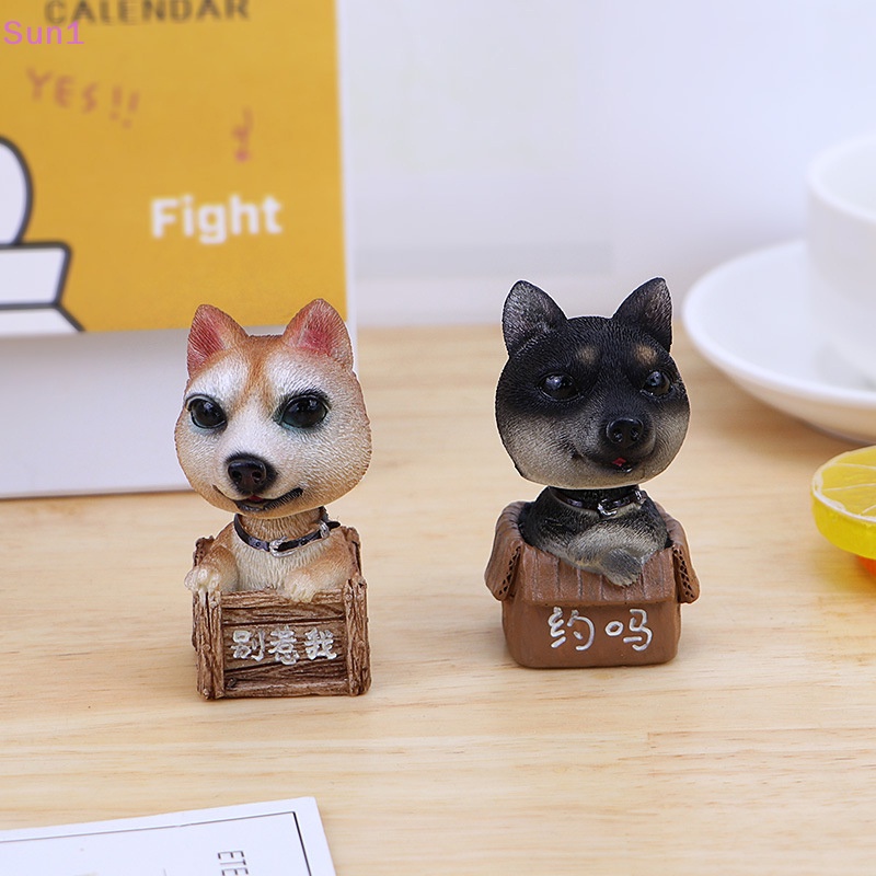 Sun1 &gt; Đồ Chơi Búp Bê Lắc Đầu Hình Chú Chó Dễ Thương Trang Trí Nội Thất Xe Hơi