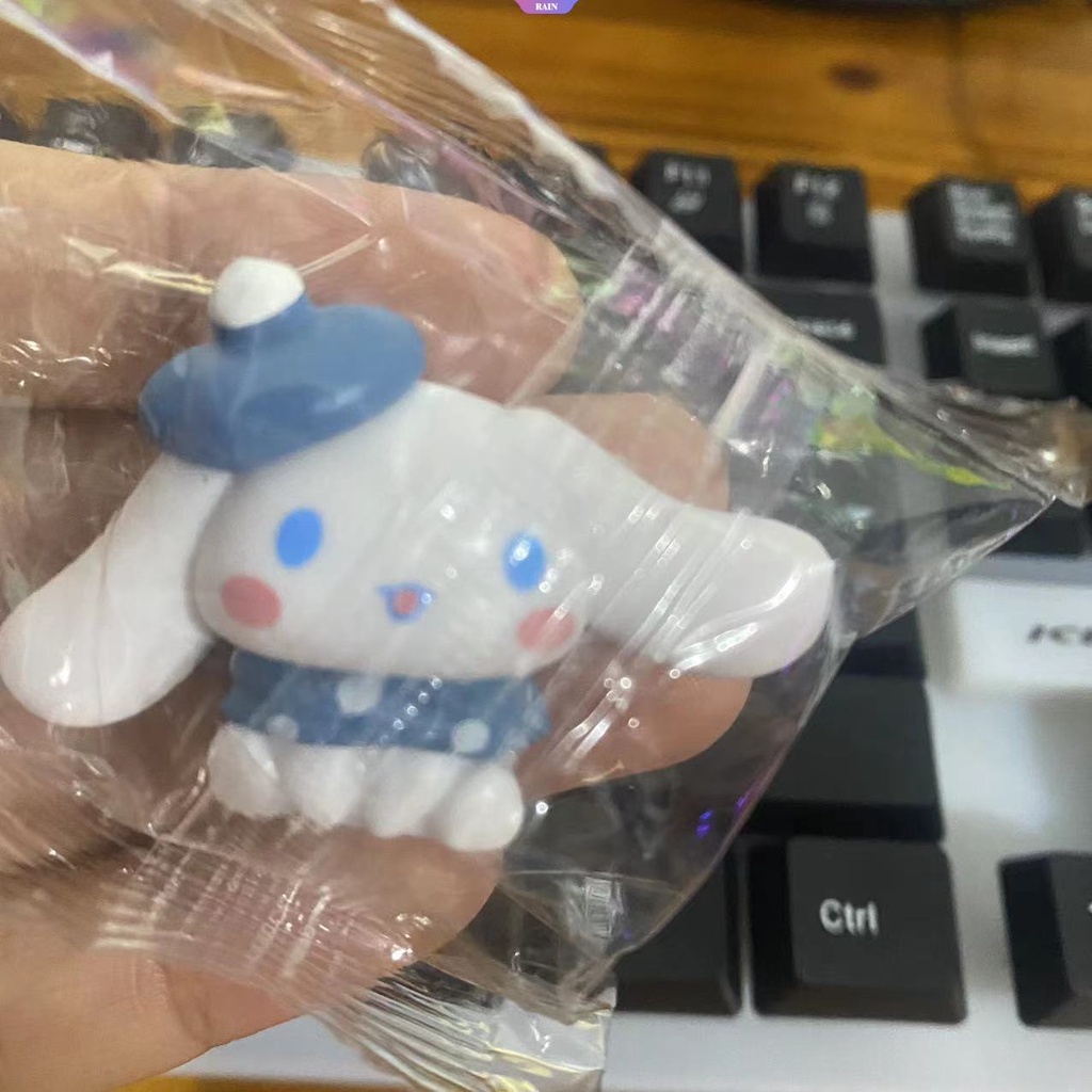 SANRIO Set 5 Mô Hình Đồ Chơi Nhân Vật Hoạt Hình Cinnamoroll Bằng PVC Làm Thủ Công Trang Trí Phòng Bé