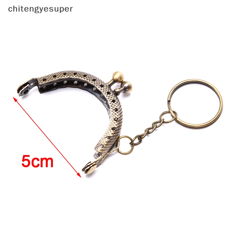 1 Khung Kim Loại 5cm Làm Khung Móc Khóa / Ví / Tiền Xu DIY