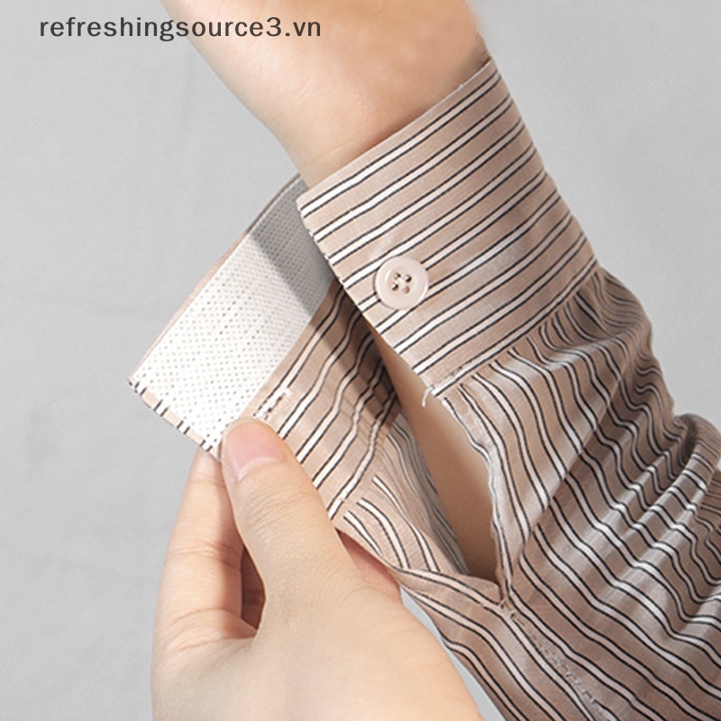 Bộ 3 Miếng Dán Thấm Hút Mồ Hôi Tự Dính Màu Trắng Dùng Một Lần Chống Mồ Hôi Cho Cổ Áo / Mũ