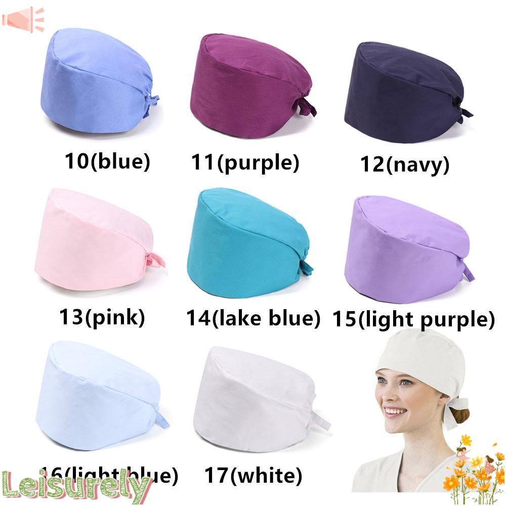 LEILY Mũ Tròn Mềm Mại Có Thể Điều Chỉnh Kích Thước Dùng Tại Nhà