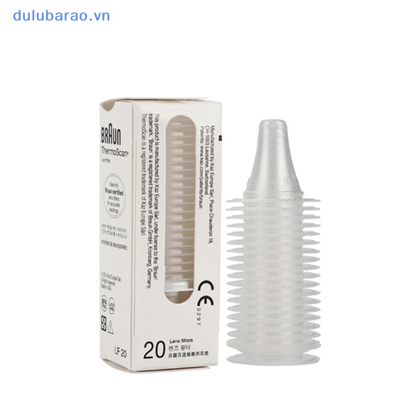 20 Nắp bọc đầu nhiệt kế đo tai Braun Thermoscan
