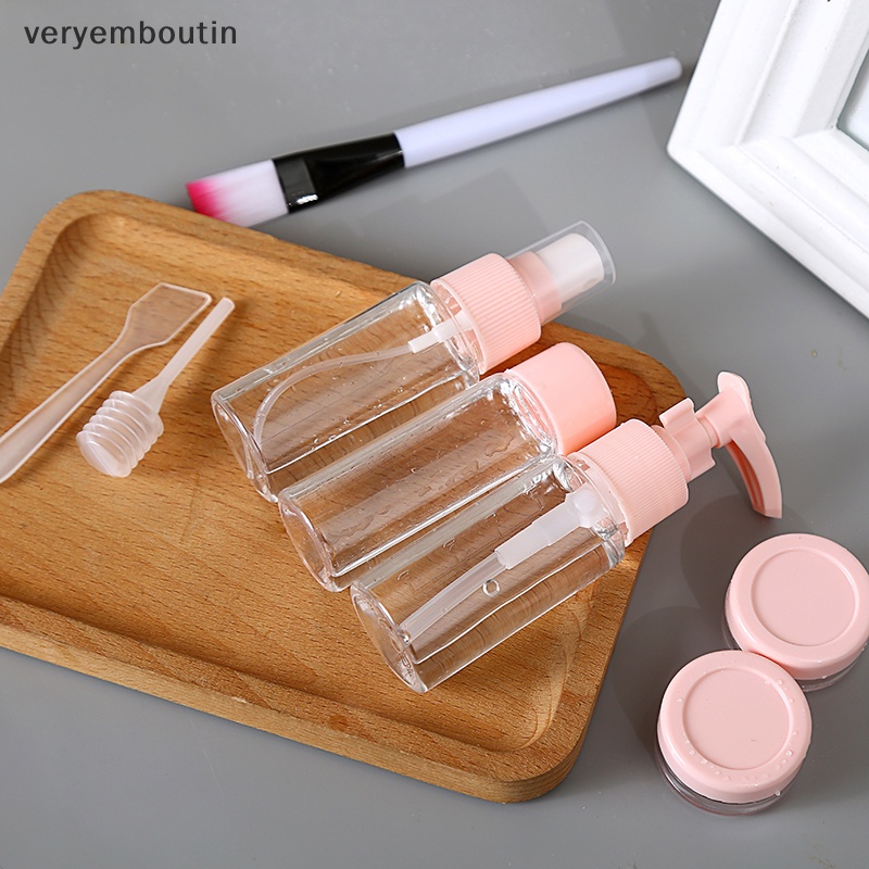 Set 11 Chai Rỗng Đựng Mỹ Phẩm Tiện Lợi Khi Đi Du Lịch