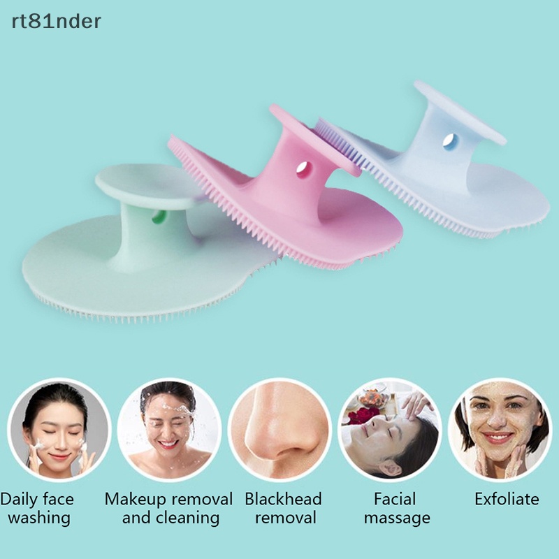 Cọ Rửa Mặt Mini Bằng Silicone Giúp Làm Sạch Sâu Lỗ Chân Lông Và Tẩy Tế Bào Chết