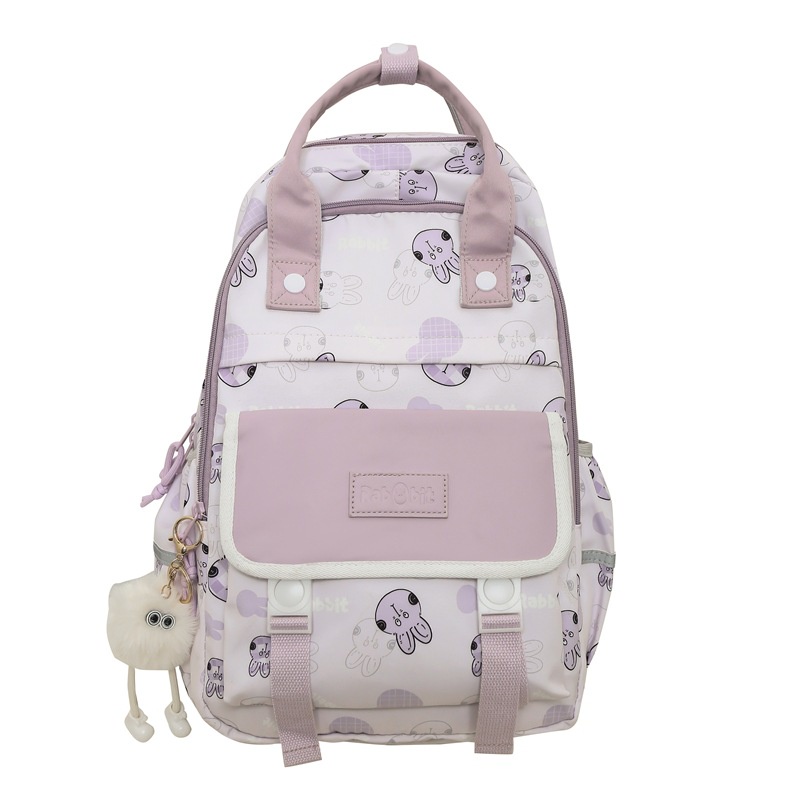 Ba Lô Đi Học Phong Cách Đơn Giản Thời Trang Dành Cho Học Sinh Trung Học / Nam Nữ