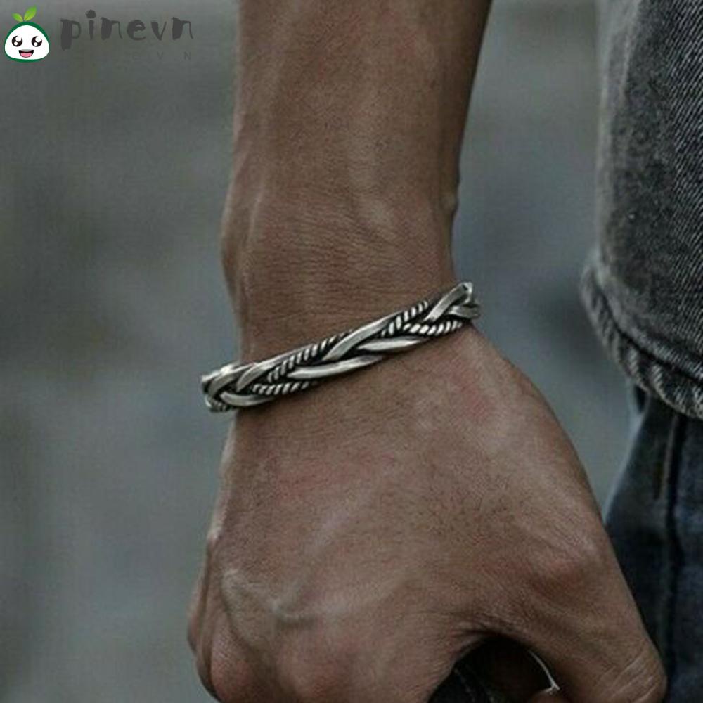 PINEVN Vòng Đeo Tay Kiểu Dáng Vintage Cho Nam