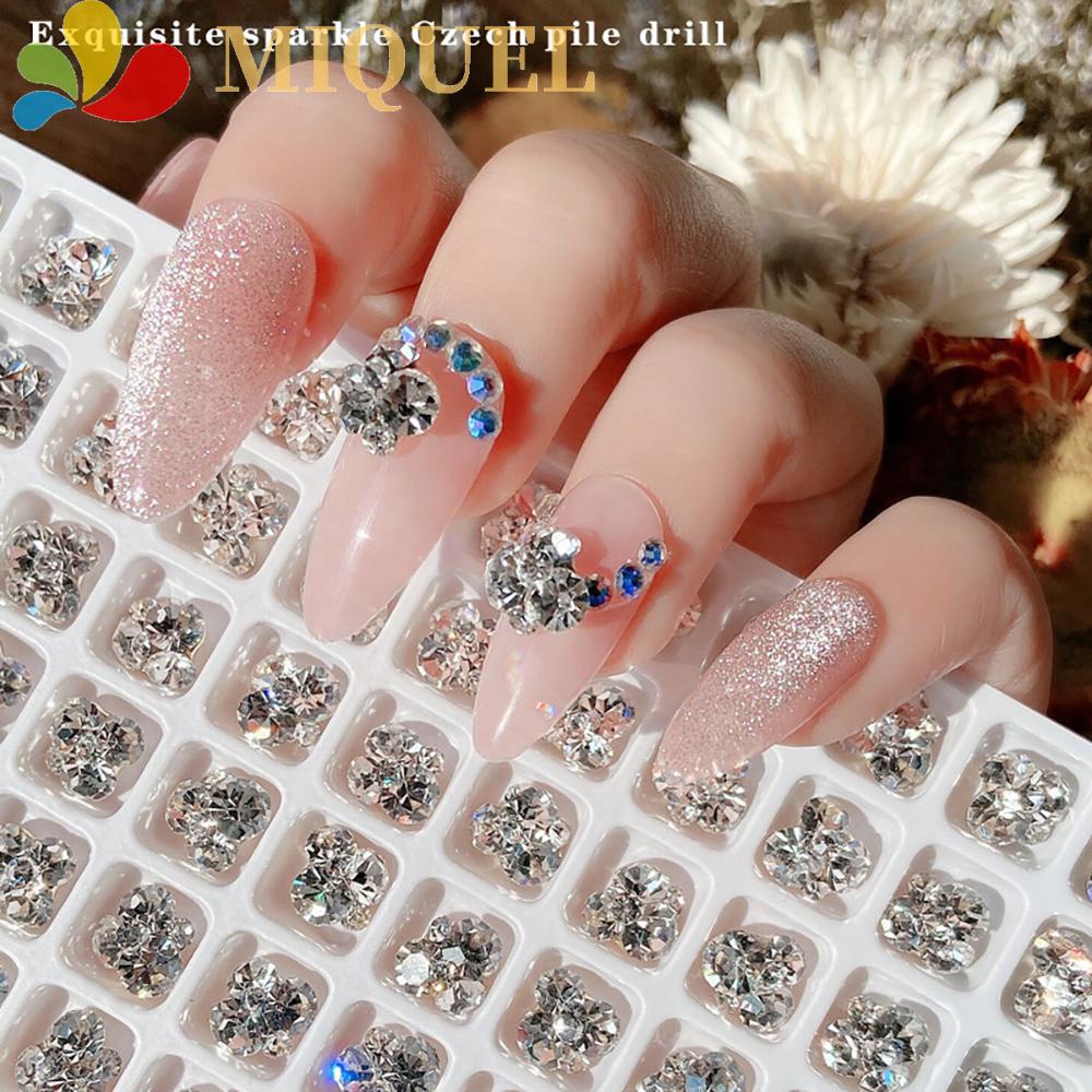 MIQUEL Hạt Đá 3D Lấp Lánh Đính Móng Nghệ Thuật