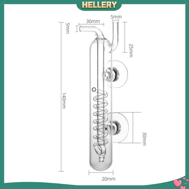 Máy Khuếch Tán CO2 Bằng Thủy Tinh Carbon Dioxide Độ Trong Suốt Cao Dễ Sử Dụng Cho Bể Cá / Cây Cảnh CO2