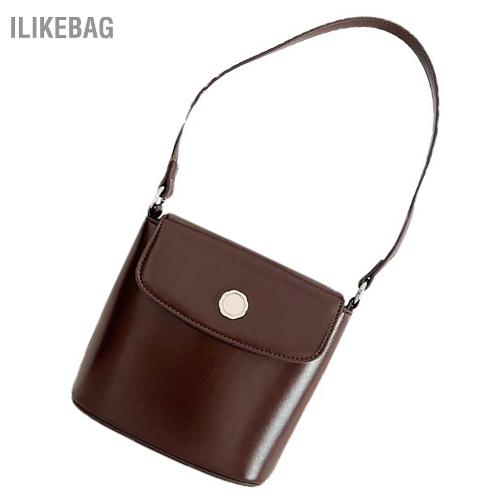 Ilikebag 2023 Ins Bucket Túi Đeo Vai Hình Vuông Mùa Hè Bằng Da PU Cho Nữ