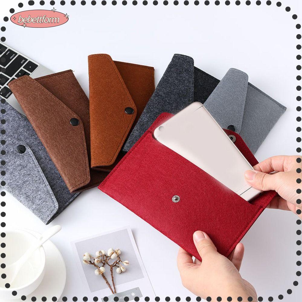 BEBETTERM Bộ 4 Túi Đựng Thẻ Có Khóa Cài Tiện Dụng