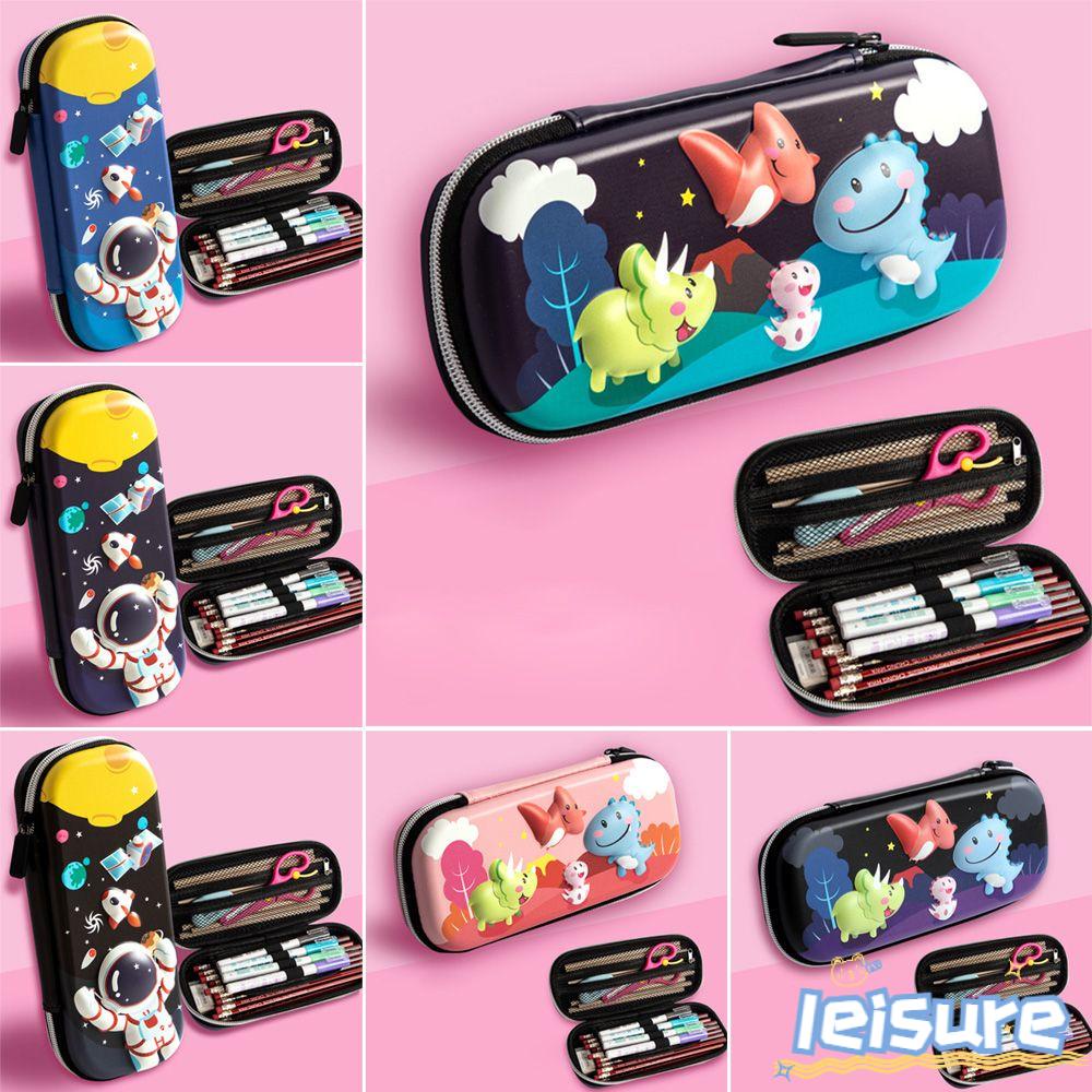 LEISURE Hộp Đựng Bút EVA 3D Chống Thấm Nước Nhỏ Gọn Tiện Dụng