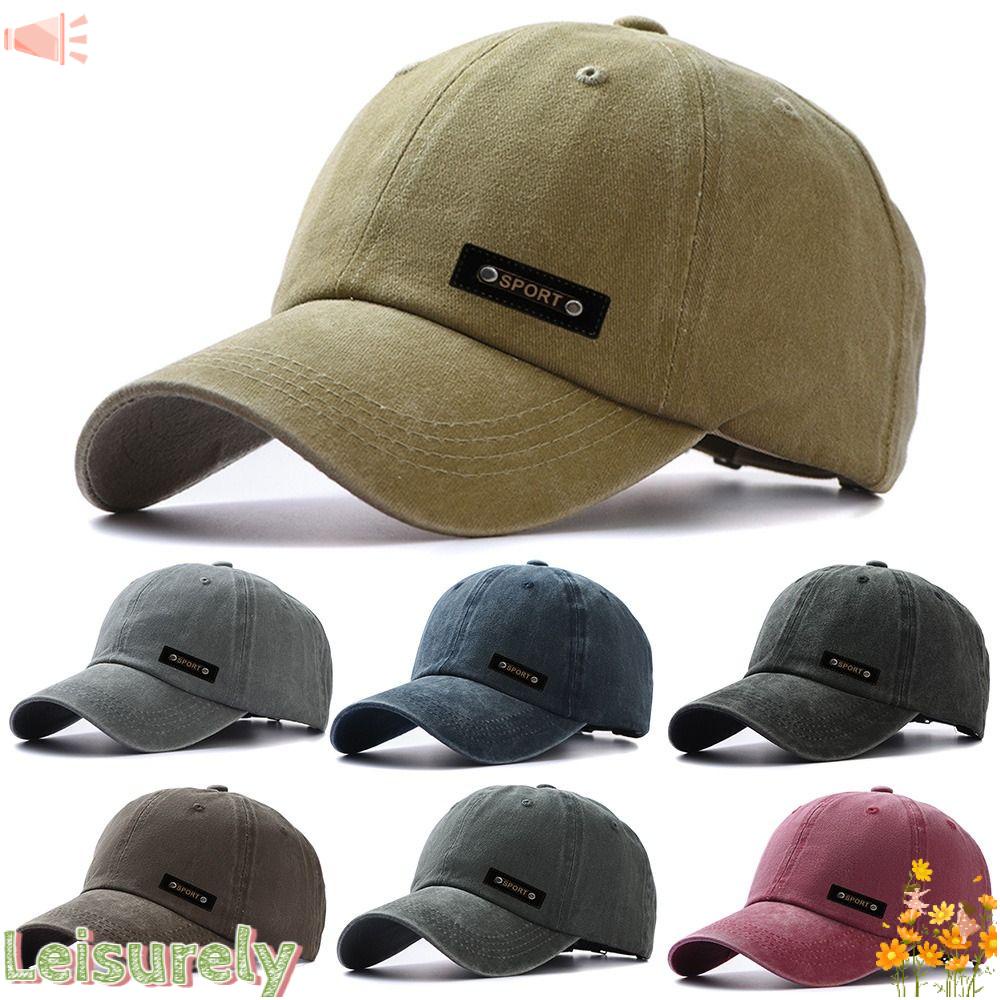 LEILY Mũ Lưỡi Trai DENIM Chống Nắng Thêu Họa Tiết Phong Cách Hiphop Thời Trang Cho Nam Và Nữ