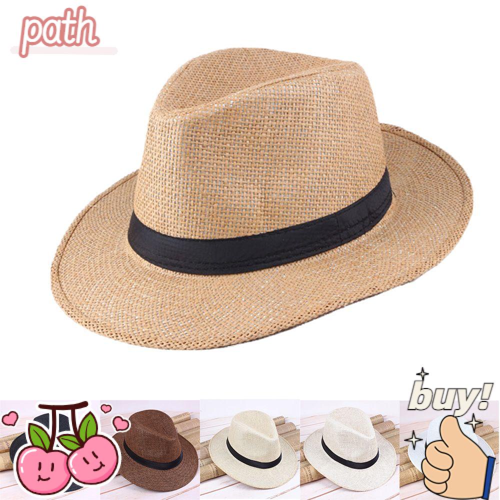 PATH Mũ Cói Cao Bồi Thời Trang Mùa Hè Cho Nam Giới