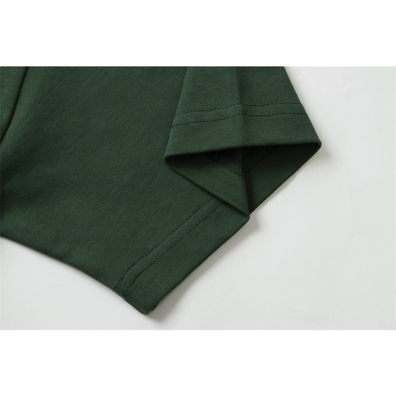 Áo Thun BA33 Tay Ngắn Thêu Cỏ Ba Lá Phong Cách Unisex Hợp Thời Trang