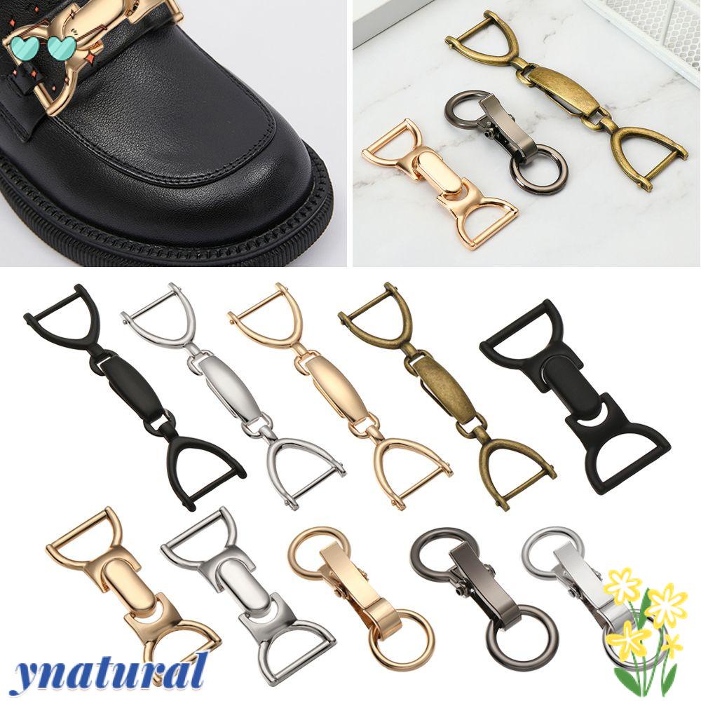 YNATURAL Phụ Kiện Khóa Kim Loại Trang Trí Thắt Lưng Quần Áo