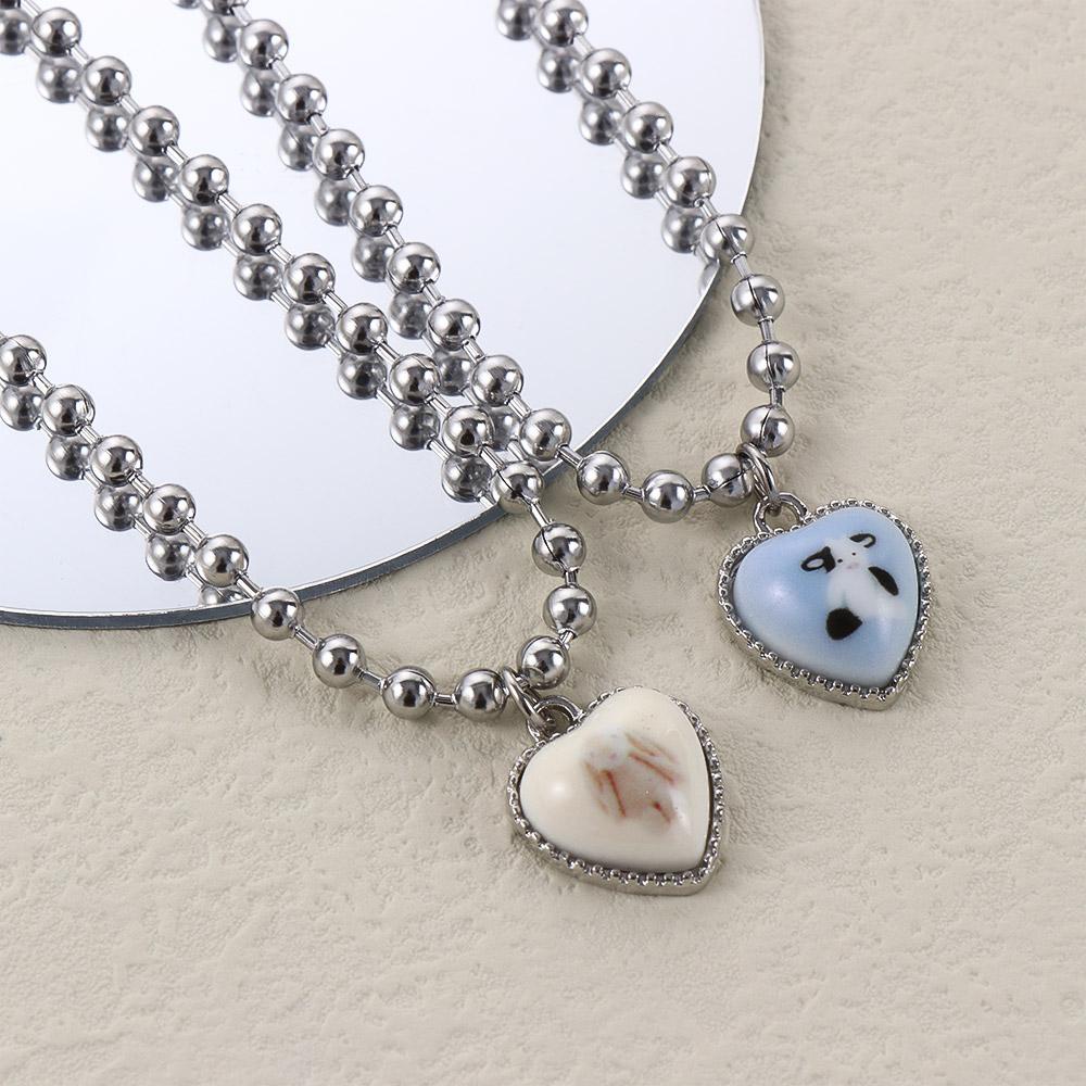 ANEMONE Vòng Cổ Choker Mặt Hình Thỏ Dễ Thương Ngọt Ngào Cho Nữ