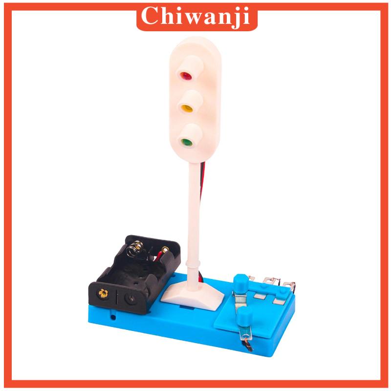 Bộ Đồ Chơi Thí Nghiệm Khoa Học Đèn LED Tín Hiệu Giao Thông DIY Cho Học Sinh