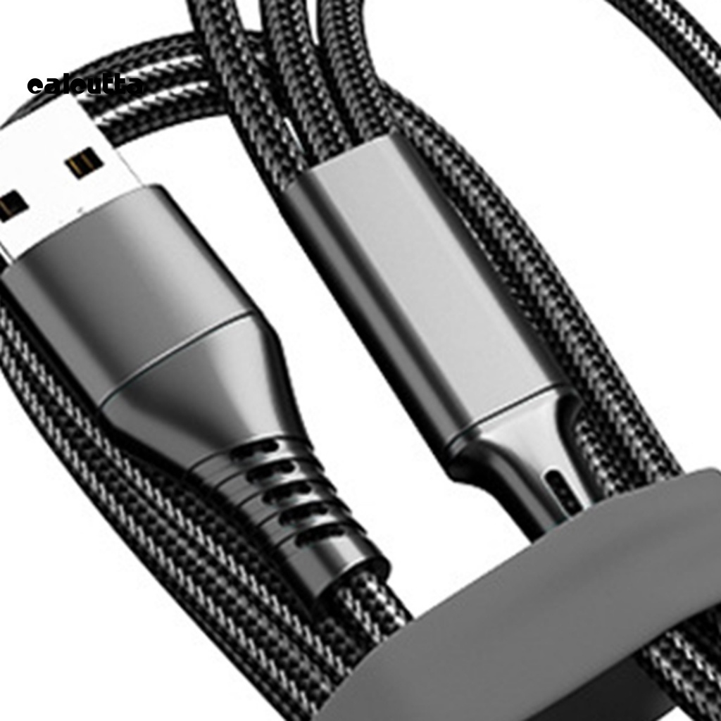 Cáp Sạc Nhanh Chip Thông Minh 3 Trong 1 Chống Rối Cho Gia Đình