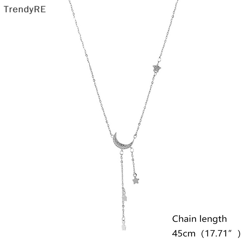 Vòng cổ Mặt Hình Ngôi Sao Và Mặt Trăng Thời Trang Mới Năm 2023 Dành Cho Nữ
