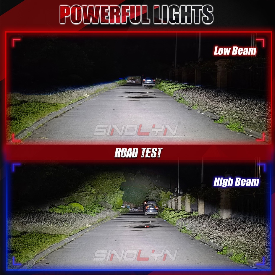 1 Đèn LED 40W 2.5 '' Bi Ánh Sáng Trắng / Vàng 4300K 6000K Chất Lượng Cao Cho Xe Hơi / Xe Máy H4 H7 H1 9005 9006