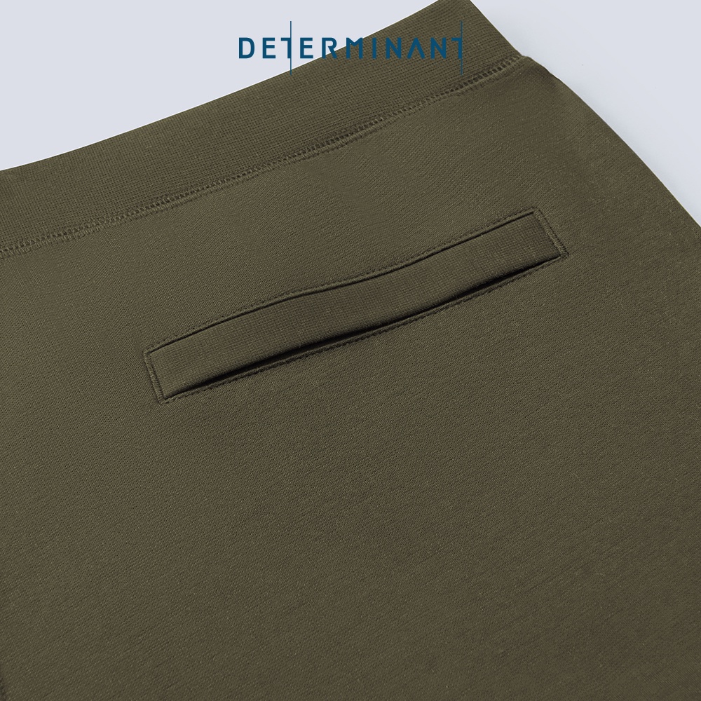 Quần short thun nam năng động DETERMINANT - Cotton thượng hạng - Màu Dark Green 22623N [LB03]