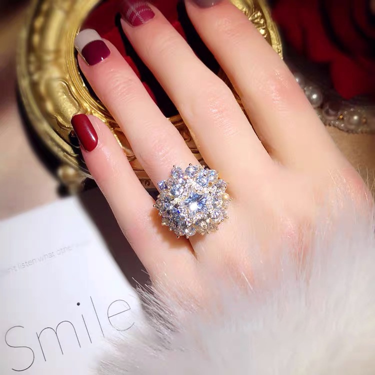 Nhẫn Hở Hình Cây Thông Giáng Sinh Chất Lượng Cao Cho Nữ