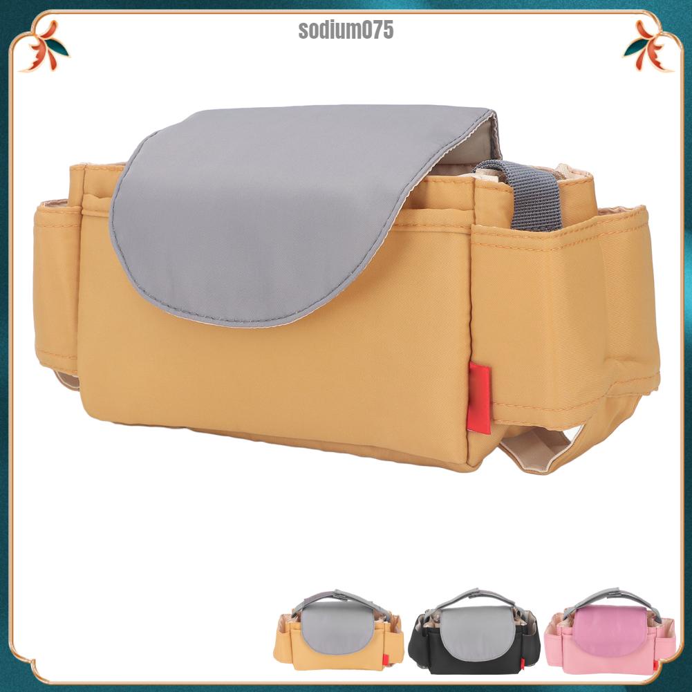 Sodium075 Túi Xe Đẩy Cho Bé Nylon Chống Thấm Nước Nhiều Ngăn Đơn Giản Antiwear Đựng Tã Caddy Cũi Treo Tường Bàn