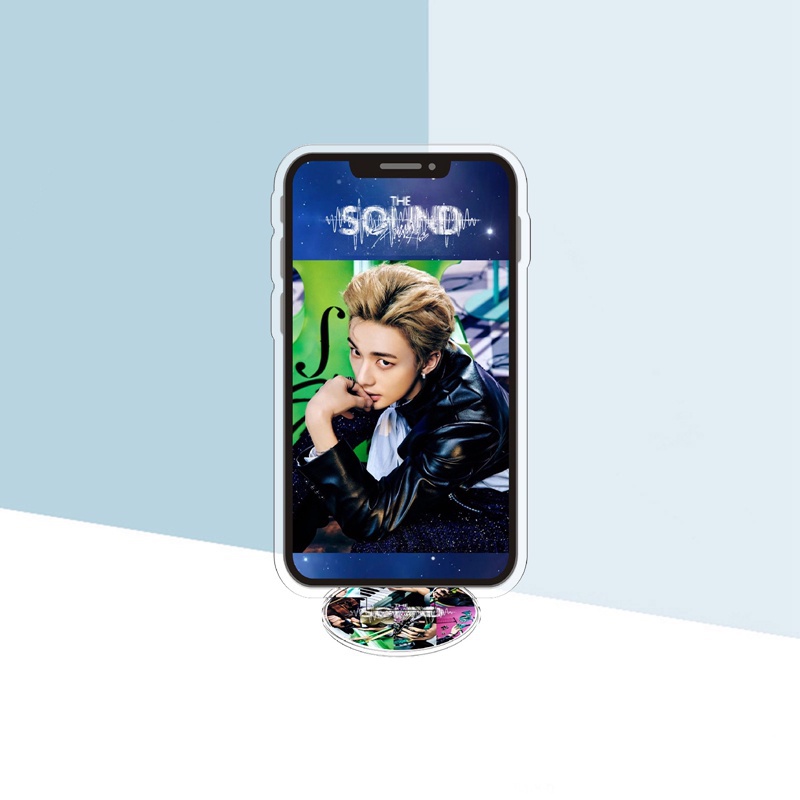 Giá Đỡ Trưng Bày Mô Hình Nhân Vật Kpop STRAY KIDS Bằng Acrylic Để Bàn Trang Trí Nhà Cửa