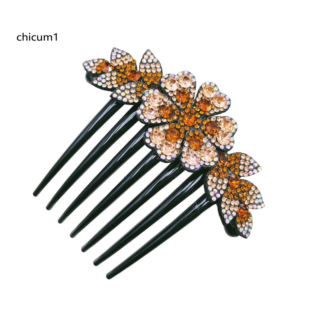 Lược Cài Tóc Đính Đá Phong Cách Hàn Quốc Cổ Điển Cho Cô Dâu