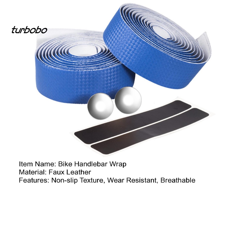 1 Set Băng Quấn Tay Lái Xe Đạp Chất Liệu Giả Da Chống Trượt Chống Thấm Nước