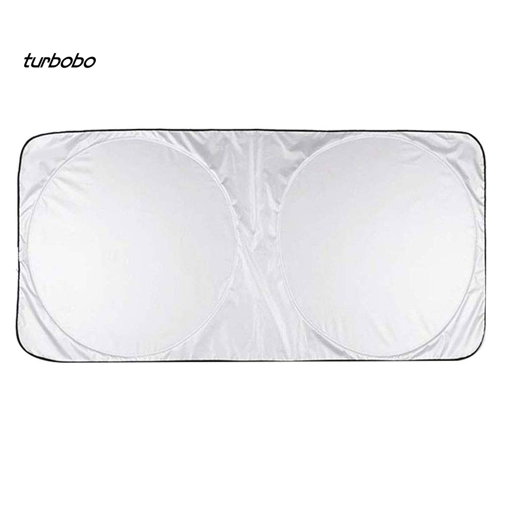 Vỏ Bọc Kính Chắn Gió Phía Trước Chống Tia UV Hình Tròn Đôi Bảo Vệ Cho Xe Hơi