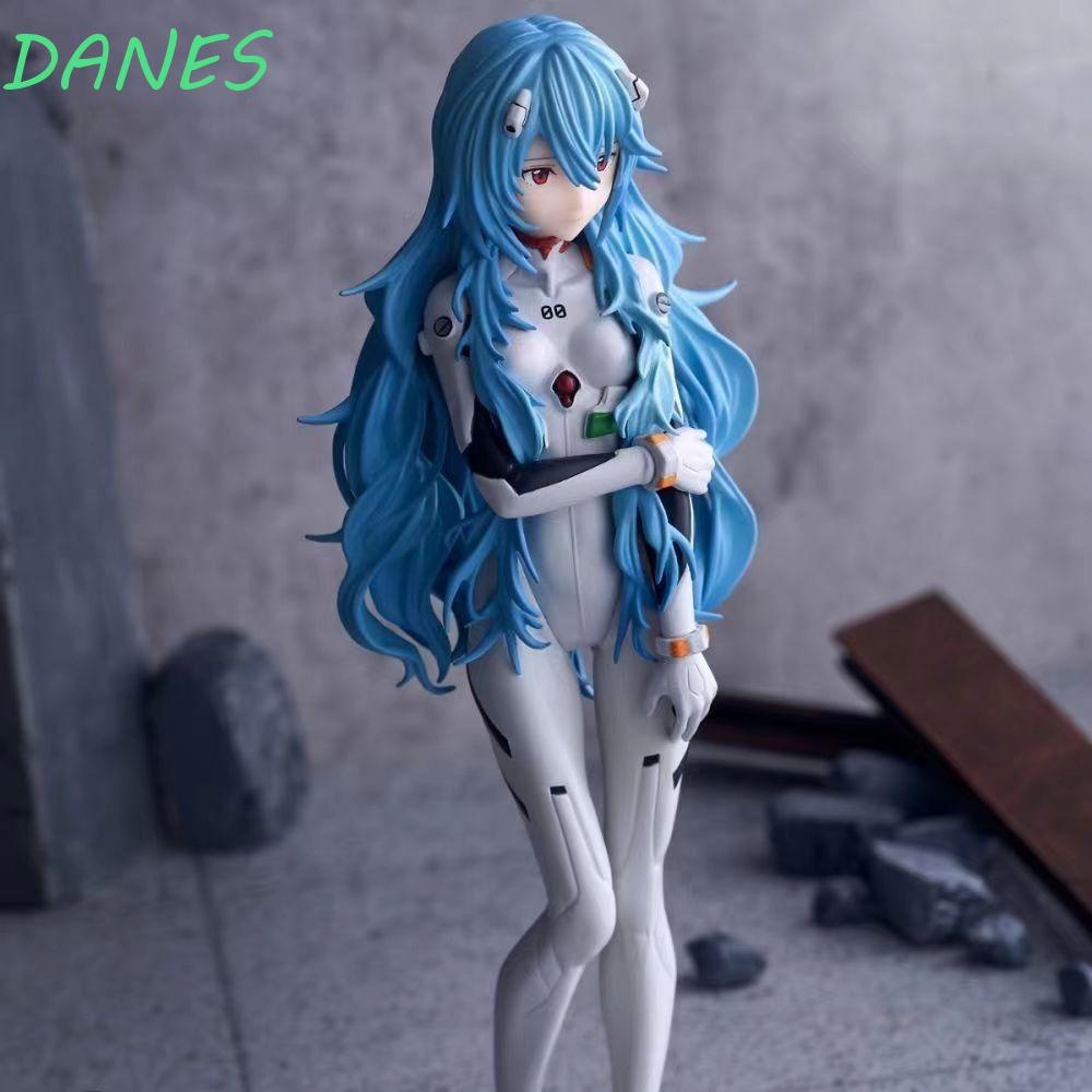 DANES Mô Hình Nhân Vật AYANAMI REI Tóc Dài 17CM Trang Trí Nhà Cửa