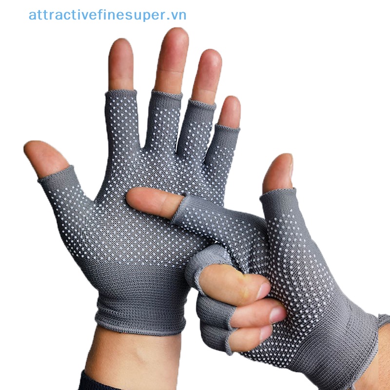 Afs Găng Tay Nửa Ngón Chống Trượt Chống Mồ Hôi Tiện Dụng Khi Đạp Xe