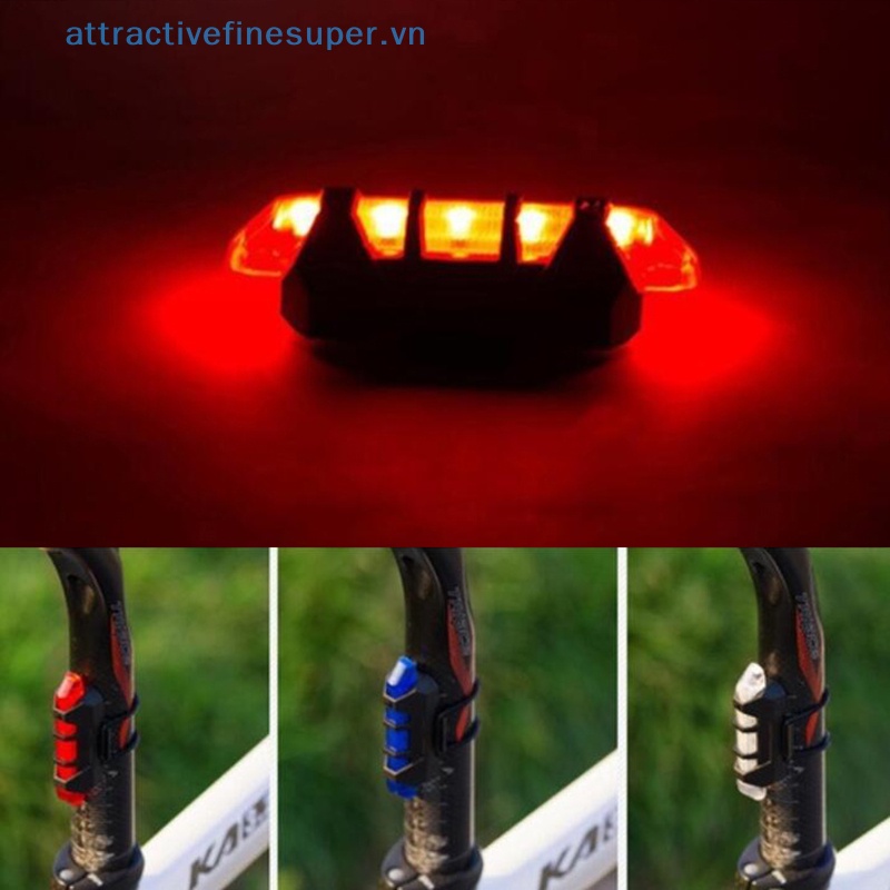 Đèn LED Cảnh Báo An Toàn Phía Trước Và Sau Cho Xe Đạp