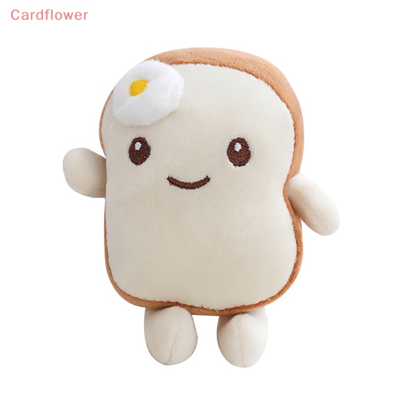 1 Búp Bê Nhồi Bông Hình Bánh Mì Nướng 12cm Mới