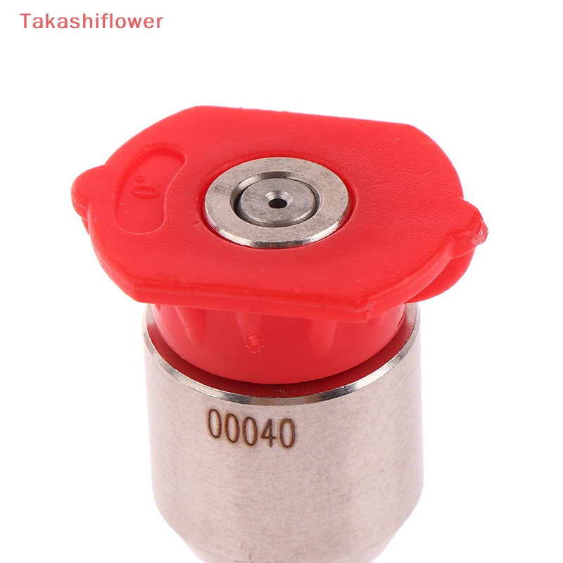 1 Vòi Phun Nước Áp Suất Cao 1 / 4 "Bằng Inox Xoay 360 Độ 0 15 25 40 Độ Tiện Dụng Rửa Xe Hơi