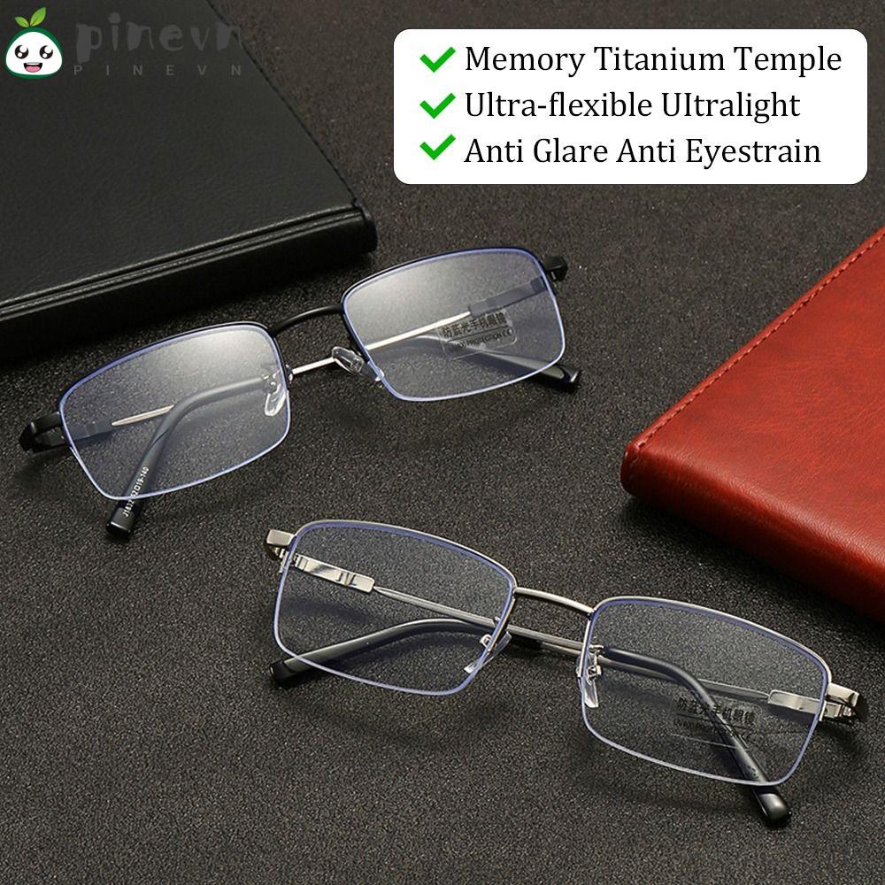 PINEVN Kính Đọc Sách Chống Ánh Sáng Xanh Thiết Kế Đơn Giản Phong Cách Vintage Cho