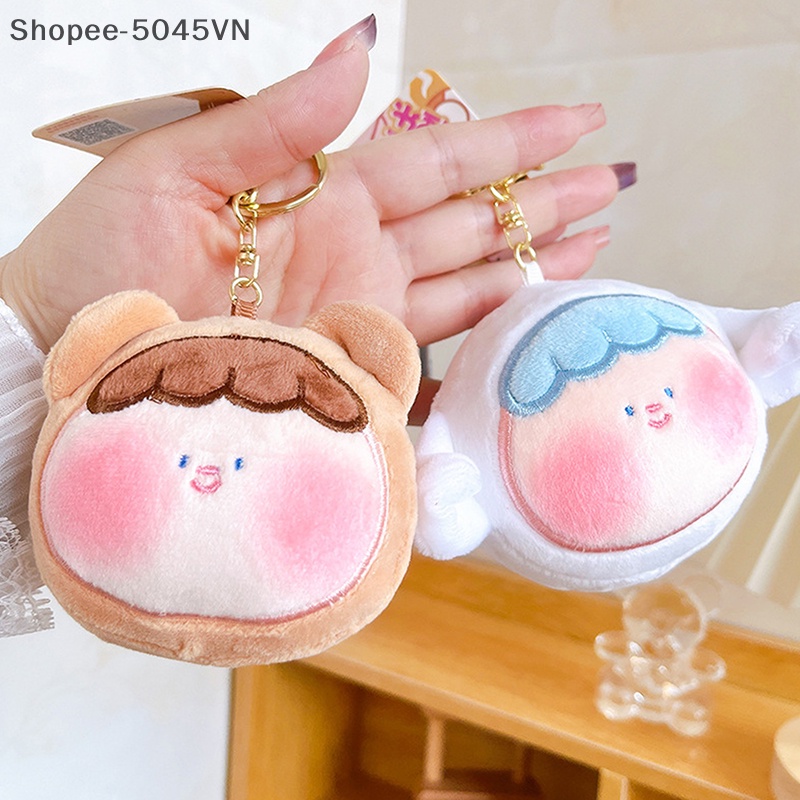 Móc Khóa Búp Bê Hoạt Hình Nhồi Bông Mini Đáng Yêu