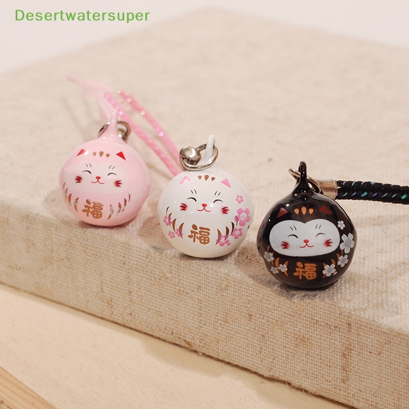 Dsvn Dây Đeo Điện Thoại Di Động Hình Mèo Anime Dễ Thương Thiết Kế Mới Chất Lượng Cao USB Flash Drive Có Chuông Kim Loại