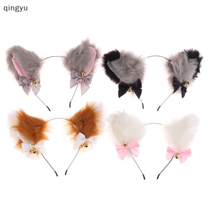 Băng Đô Cài Tóc Hình Tai Mèo Hóa Trang Halloween 15 Màu Mới