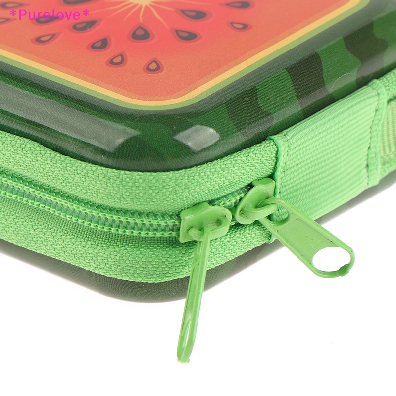 1 Ví Đựng Tiền Xu Mini Bằng Thiếc In Họa Tiết Trái Cây Hoạt Hình Dễ Thương Có Khóa Kéo Cho Nam Và Nữ Mới