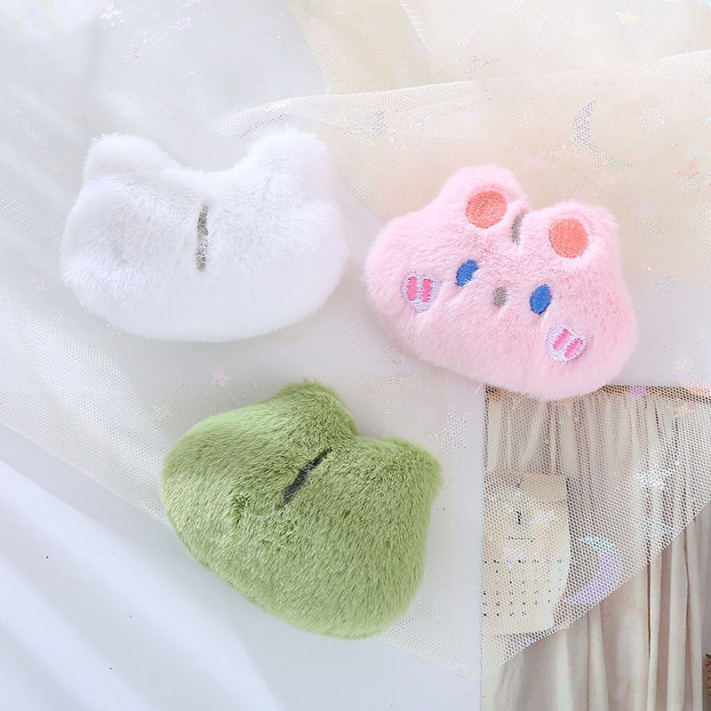 Trâm Cài Áo Mini Hình Động Vật Mềm Mại Cho Bé