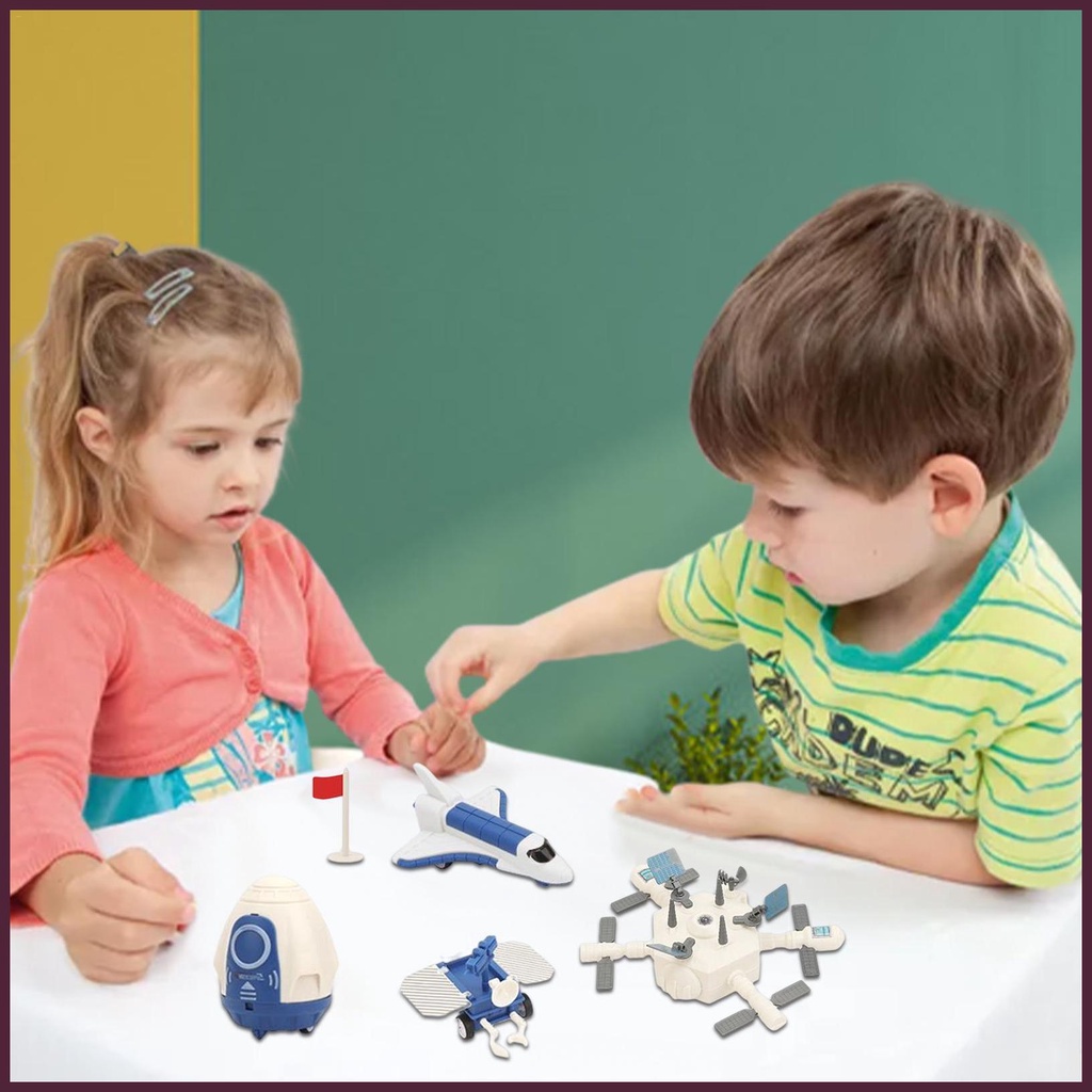 Đồ Chơi Tàu Hỏa Phi Hành Gia Không Gian Rover Shuttle Space