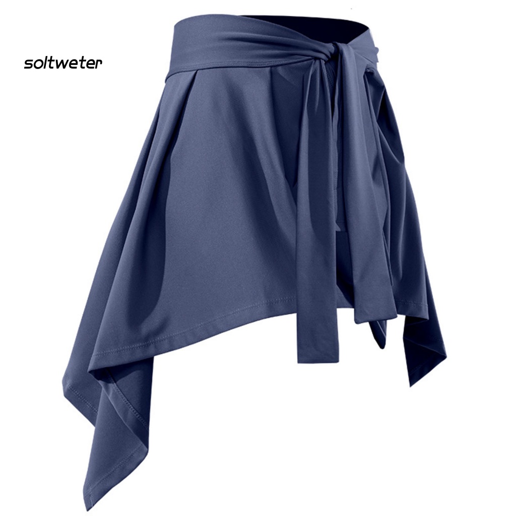 Chân Váy Tập Yoga Có Dây Cột Che Phủ Mông Chống Lộ Hàng