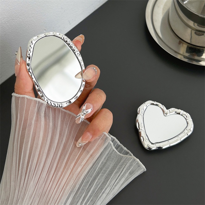 Ốp Điện Thoại Trái Tim Mạ Điện Sang Trọng Có Vòng Đỡ Điện Thoại Phong Cách Hàn Quốc
