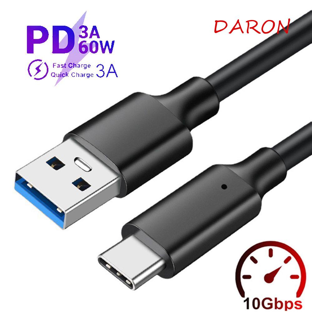 DARON Cáp Sạc Nhanh Usb 3.2 10Gbps 1 / 1.5 / 2 / 3M 10Gbps Chuyên Dụng Chất Lượng Cao
