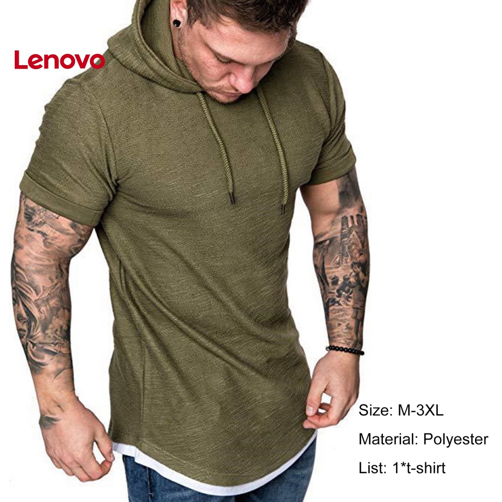 Áo Hoodie Thể Thao Tay Ngắn Dáng Ôm In Hình Hoa Hướng Dương Thời Trang Cho Nam